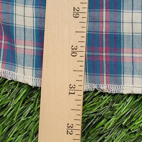 Vintage 80s Wrangler Western Plaid Shirt M 15.5 21x31 Cowboy - Picture 7 of 11